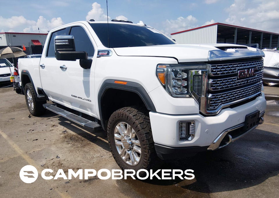 2021 Gmc Sierra 2500hd 4wd  Standard Bed Denali, Rear damage, Iaai lot 45498272