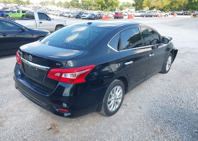 2019 Nissan Sentra Sv, daño Frontal, Iaai lote 45935213, foto 4 de 6