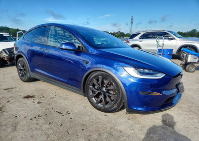 2022 Tesla Model X, daño Frontal, Copart lote 64312936, foto 4 de 13