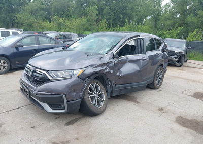 2022 Honda Cr-v Awd Ex-l, пошкодження: Лівий бік, Iaai лот 45794135, фото 2 з 16