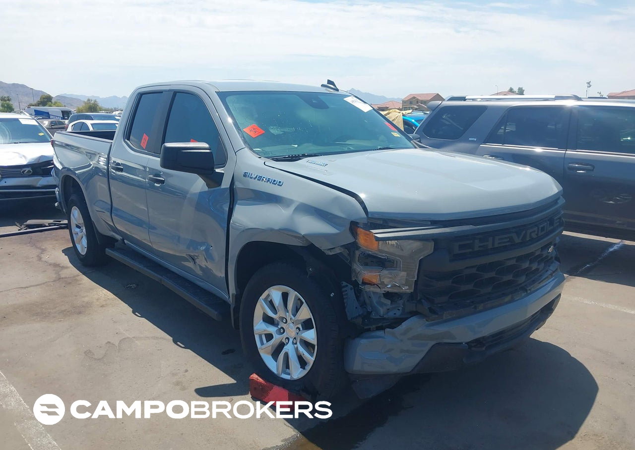 2025 Chevrolet Silverado 1500 2wd  Standard Bed Custom, uszkodzenie: Prawy przód, Iaai lot 45854297