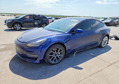 2023 Tesla Model 3, daño Trasero, Copart lote 66111286