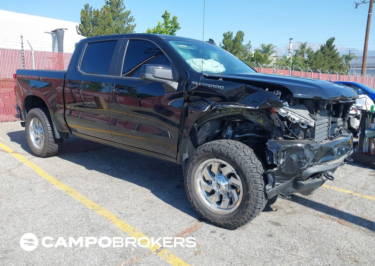 2021 Chevrolet Silverado 1500 2wd  Short Bed Rst, daño Frontal, Iaai lote 45044486
