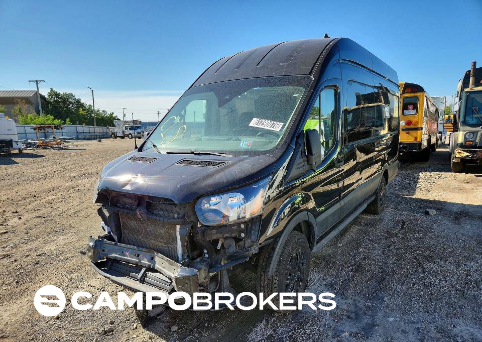 2020 Ford Transit T-350 El High Roof Delivery Van, uszkodzenie: Przód, Copart lot 61290076