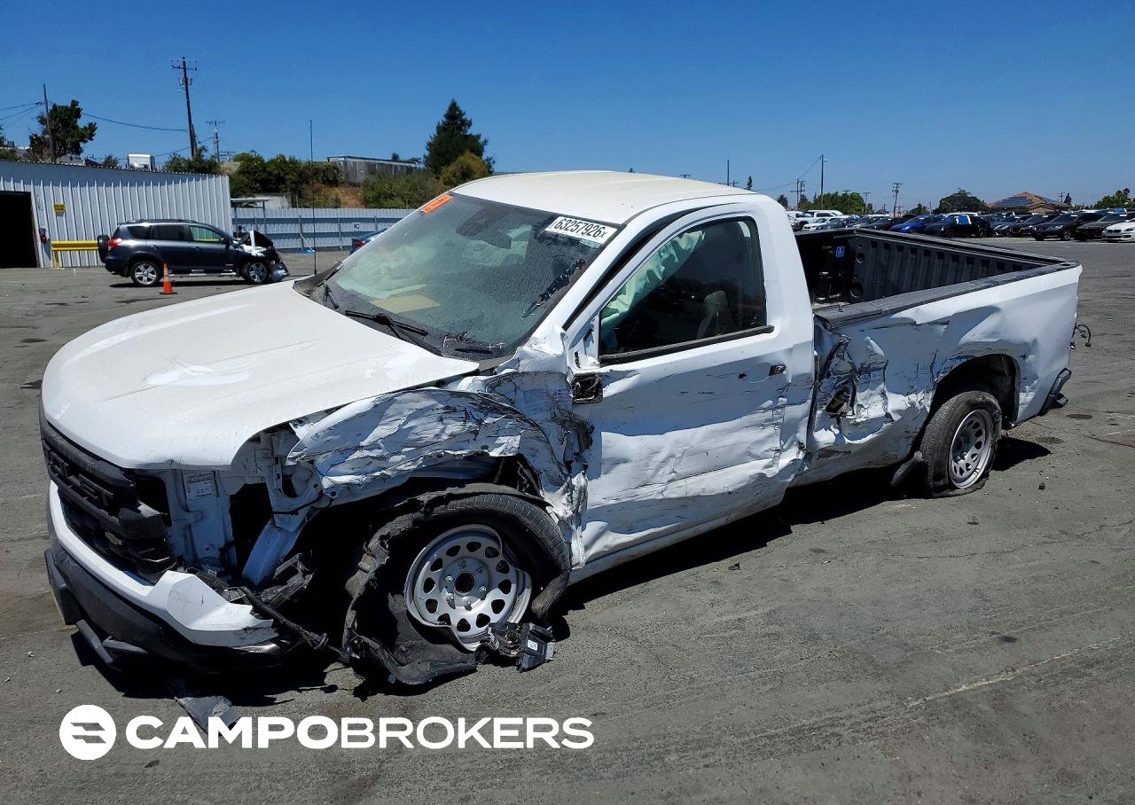 2022 Chevrolet Silverado C1500, Side damage, Copart lot 63257926