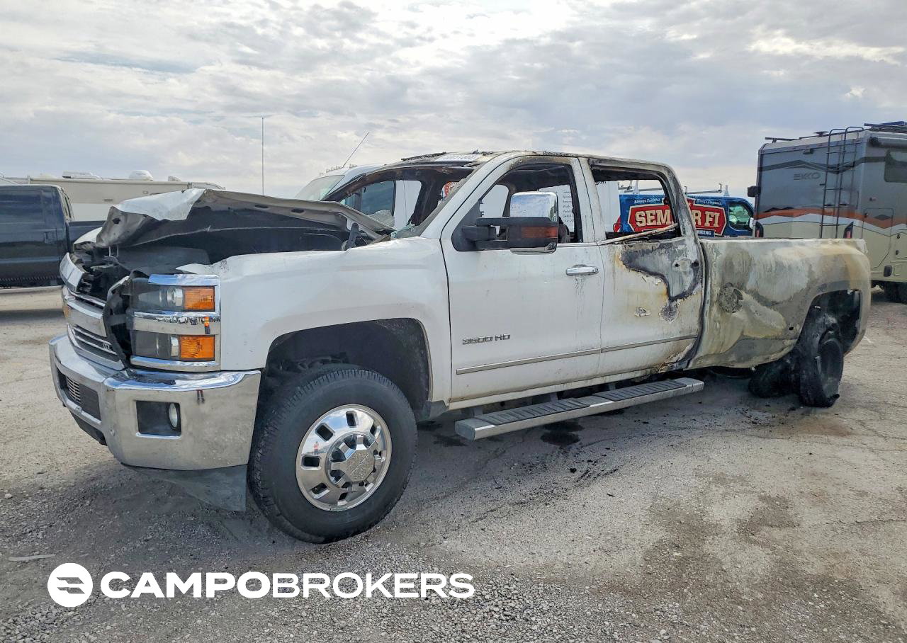 2019 Chevrolet Silverado K3500 Ltz, uszkodzenie: Pożar, Copart lot 60691566