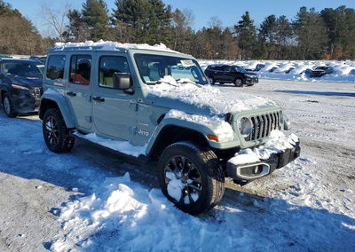 2024 Jeep Wrangler Sahara 4xe, Rear End damage, Copart lot 74329625, photo 4 of 13