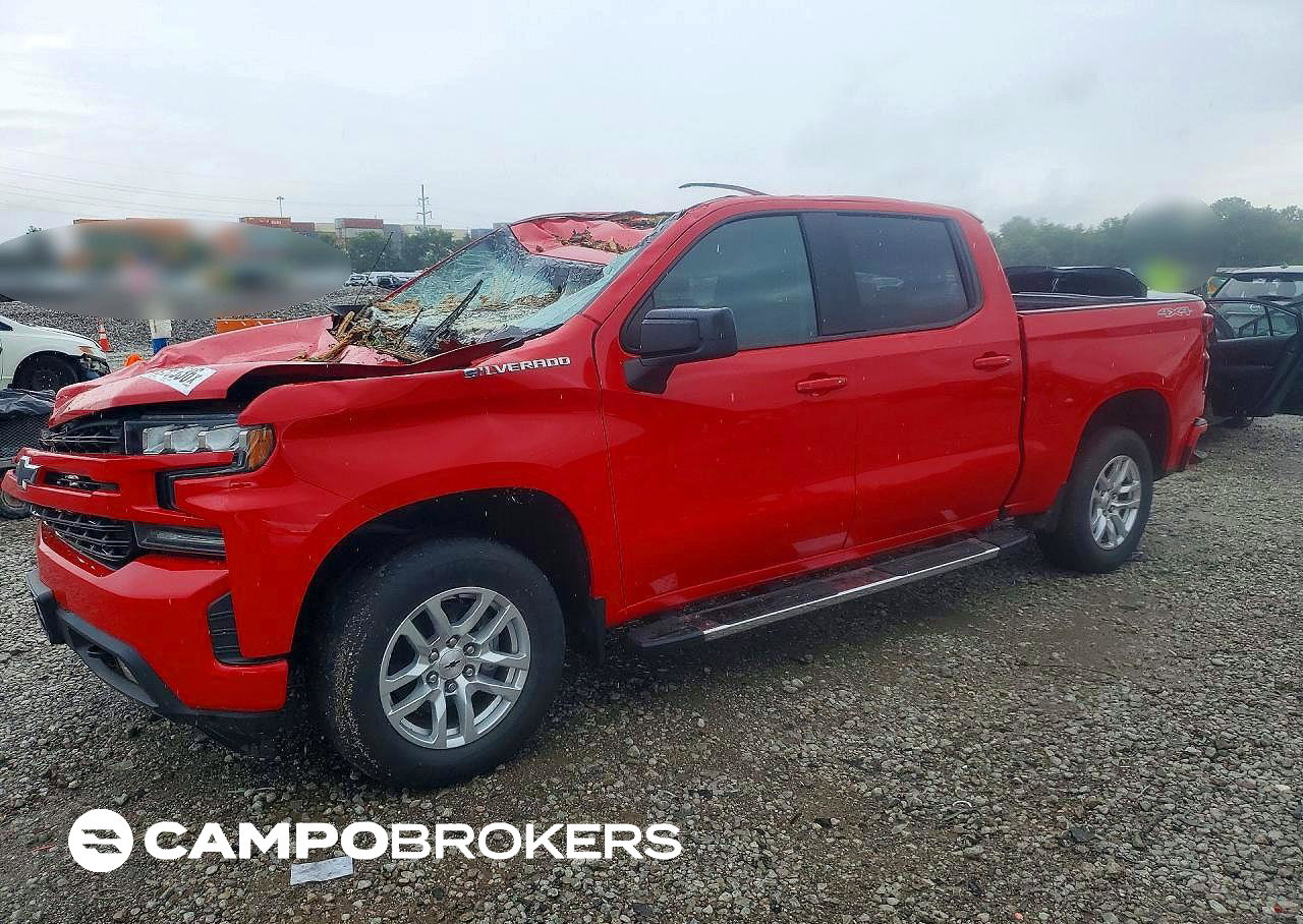 2019 Chevrolet Silverado K1500 Rst, пошкодження: Дах, Copart лот 65258936
