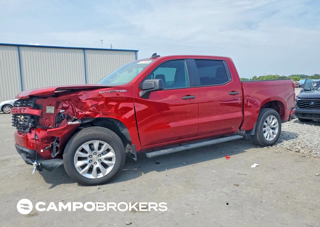 2022 Chevrolet Silverado Ltd C1500 Custom, uszkodzenie: Przód, Copart lot 63104496