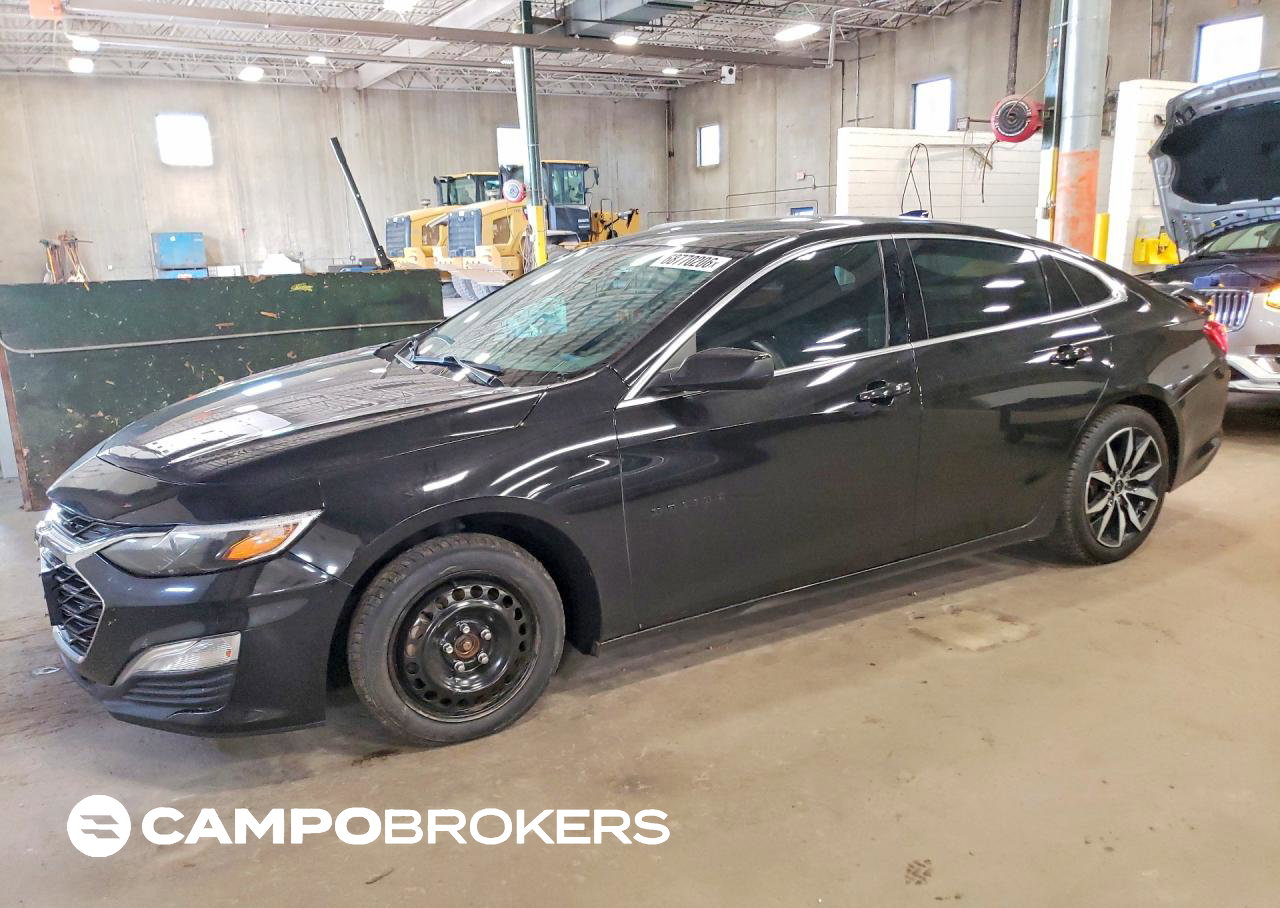 2021 Chevrolet Malibu Rs, daño Mecánico, Copart lote 68770206