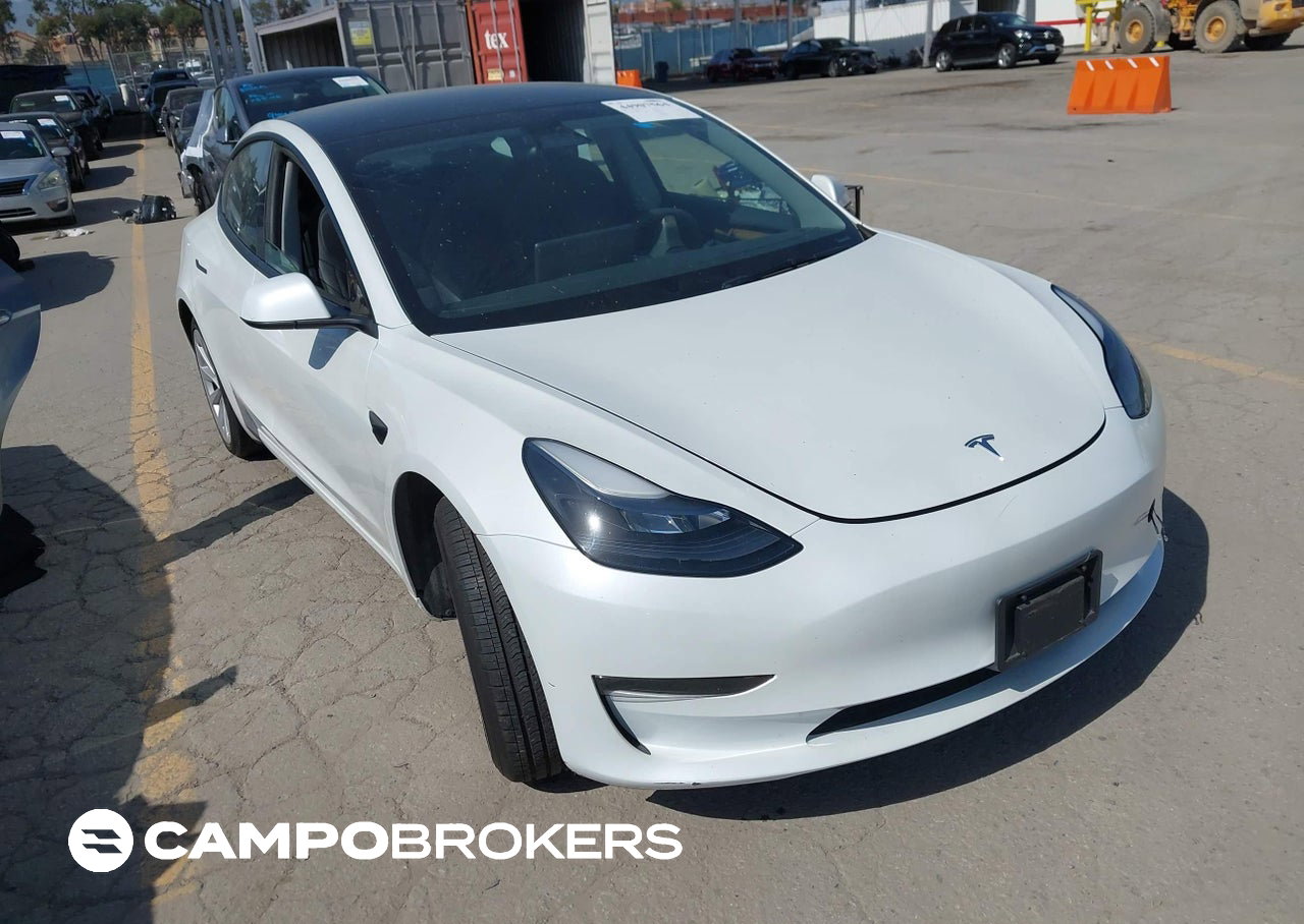 2023 Tesla Model 3 Rear-wheel Drive, daño Trasero izquierdo, Iaai lote 44907564