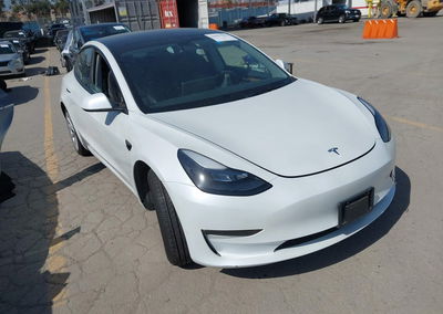 2023 Tesla Model 3 Rear-wheel Drive, daño Trasero izquierdo, Iaai lote 44907564, foto 1 de 6