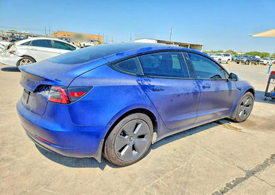 2023 Tesla Model 3, daño Trasero, Copart lote 66111286, foto 3 de 6