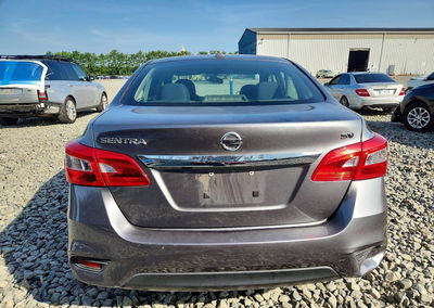 2019 Nissan Sentra Sv, daño Vandalismo, Copart lote 60773076, foto 6 de 6