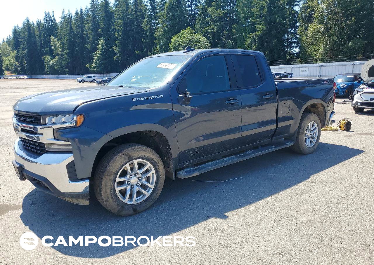 2020 Chevrolet Silverado K1500 Lt, daño Lateral, Copart lote 62499136