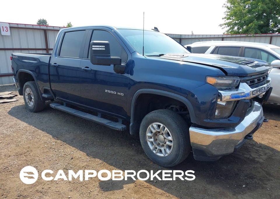 2020 Chevrolet Silverado 2500hd 4wd  Standard Bed Lt, daño Frontal, Iaai lote 45768612