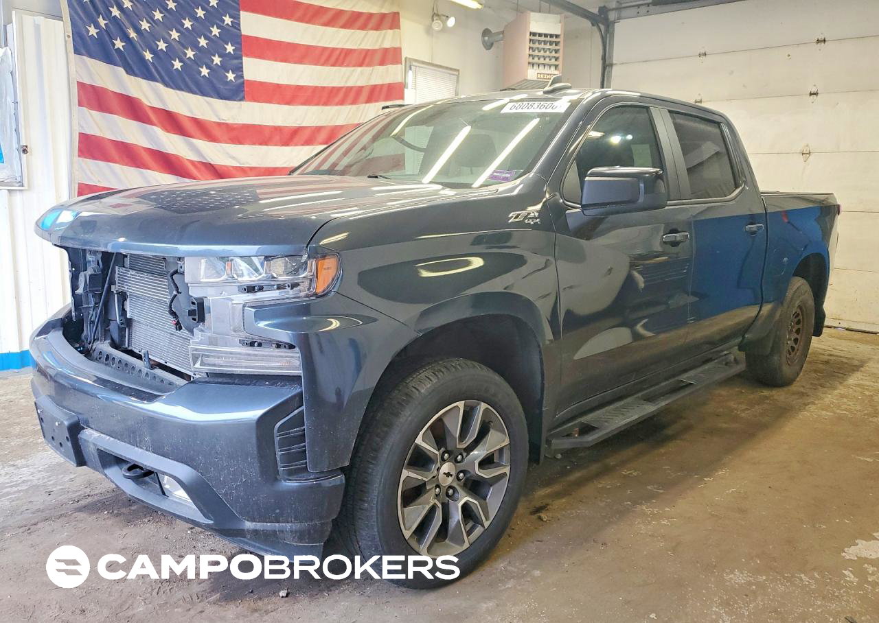 2020 Chevrolet Silverado K1500 Rst, uszkodzenie: Przód, Copart lot 68083606