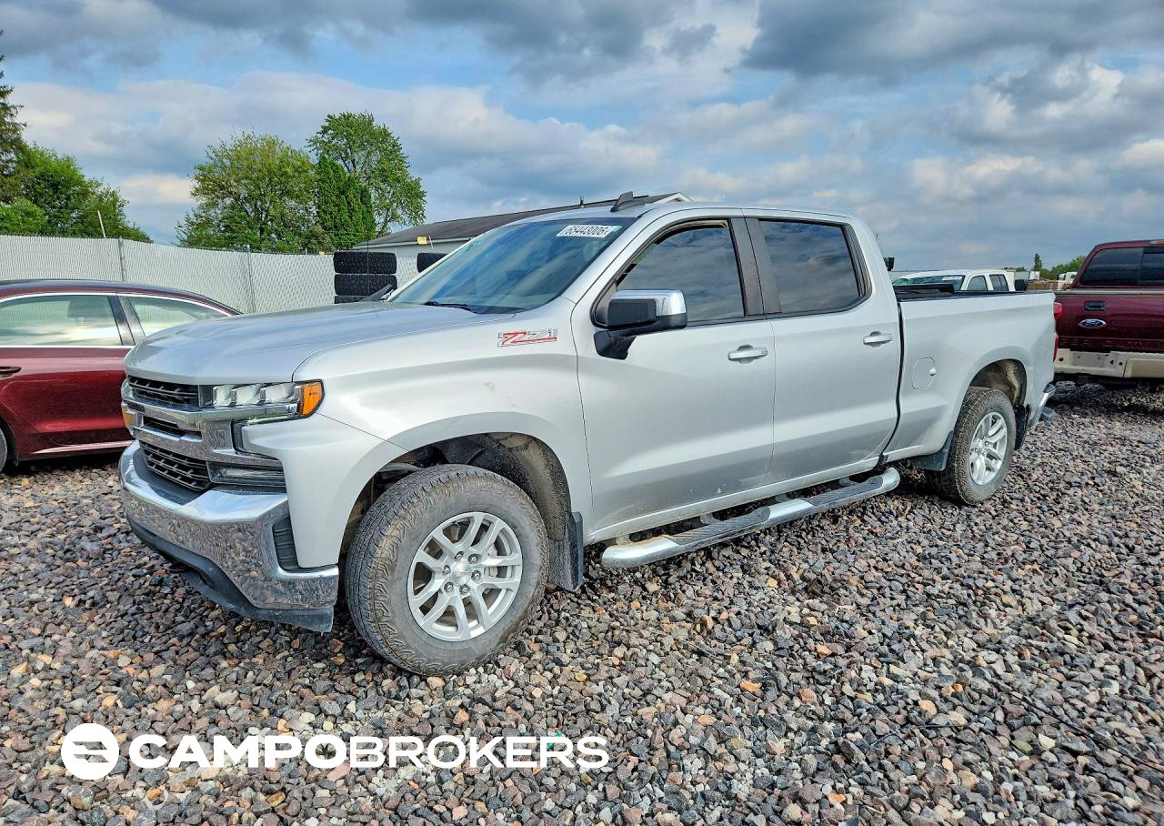 2021 Chevrolet Silverado K1500 Lt, uszkodzenie: Przód, Copart lot 65443006