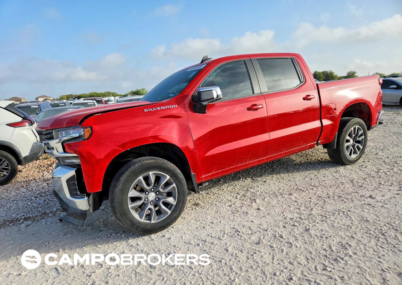 2022 Chevrolet Silverado Ltd C1500 Lt, daño Frontal, Copart lote 58585956
