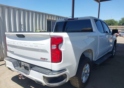 2022 Chevrolet Silverado 1500 4wd  Short Bed Rst, Left Side damage, Iaai lot 45672103, photo 4 of 6