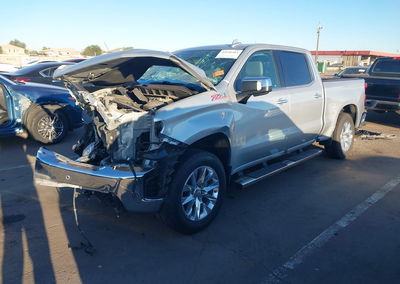 2020 Chevrolet Silverado 1500 4wd  Short Bed Ltz, daño Frontal derecho, Iaai lote 44546461, foto 2 de 6