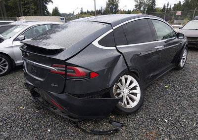 2019 Tesla Model X 100d/75d/long Range, uszkodzenie: Front & Rear, Iaai lot 46013789, zdjęcie 6 z 21