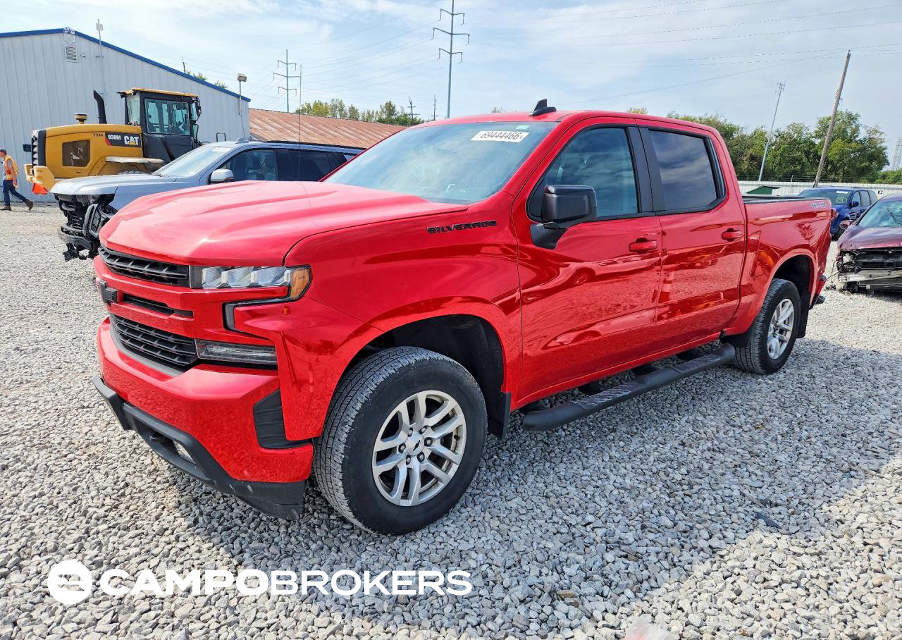 2020 Chevrolet Silverado K1500 Rst, uszkodzenie: Przód, Copart lot 69444466