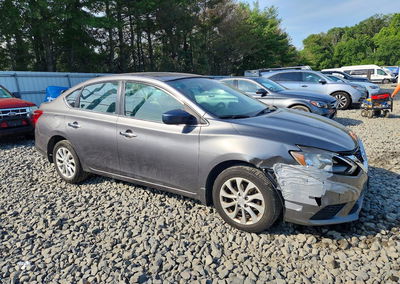 2019 Nissan Sentra Sv, daño Vandalismo, Copart lote 60773076, foto 4 de 6