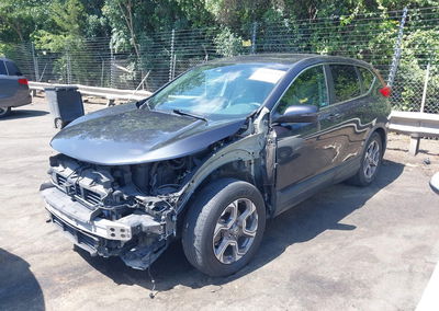 2019 Honda Cr-v Ex, Front End damage, Iaai lot 45893634, photo 2 of 18