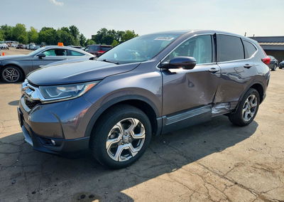 2019 Honda Cr-v Ex, пошкодження: Бік, Copart лот 64499436