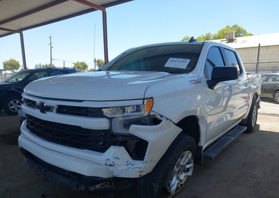 2022 Chevrolet Silverado 1500 4wd  Short Bed Rst, Left Side damage, Iaai lot 45672103, photo 2 of 6