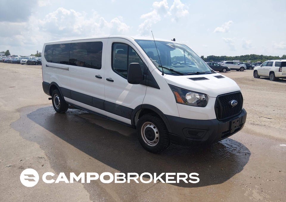 2021 Ford Transit-350 Passenger Van Xl, uszkodzenie: Prawy bok, Iaai lot 45762821