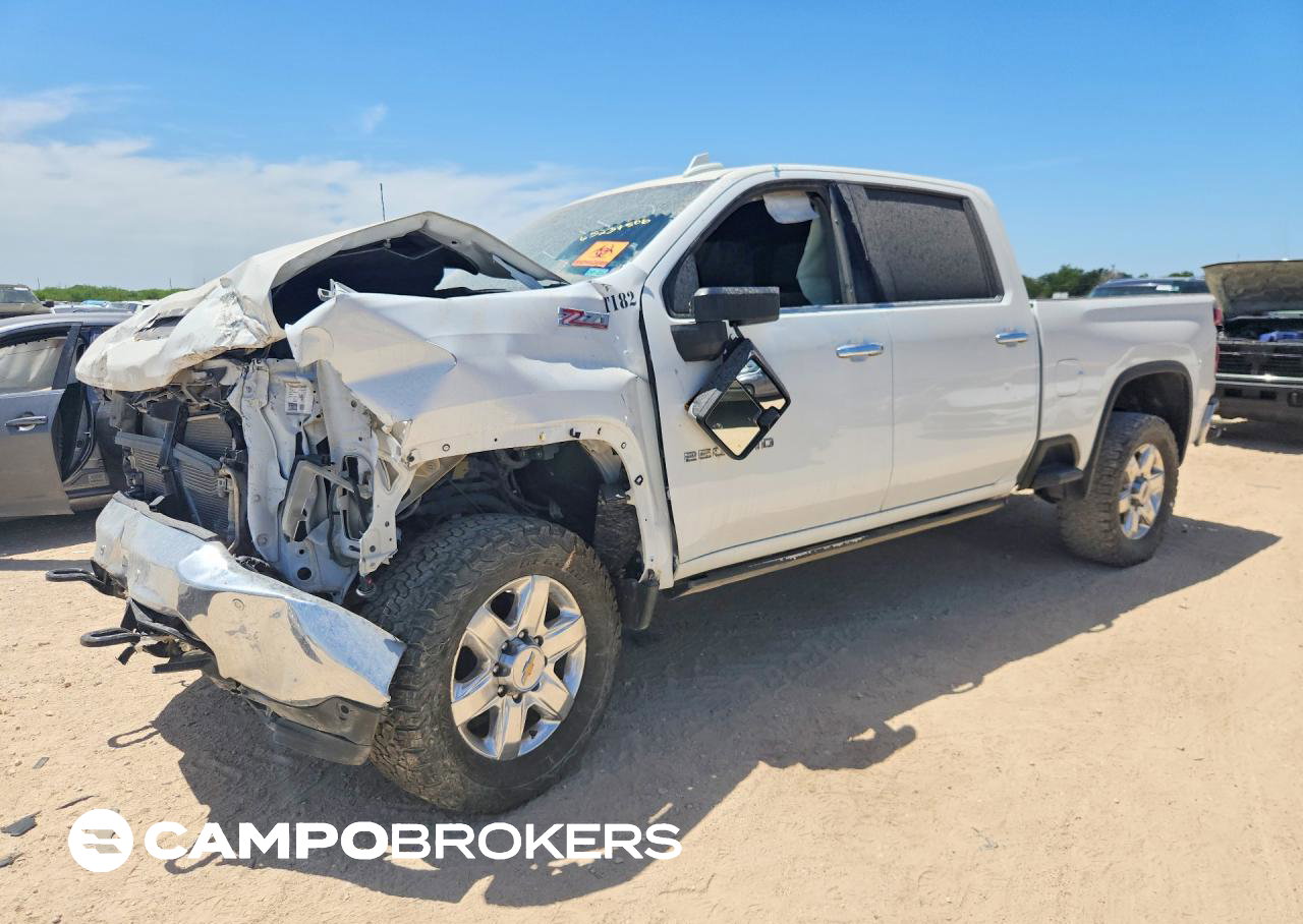 2023 Chevrolet Silverado K2500 Heavy Duty Ltz, daño Frontal, Copart lote 65237506