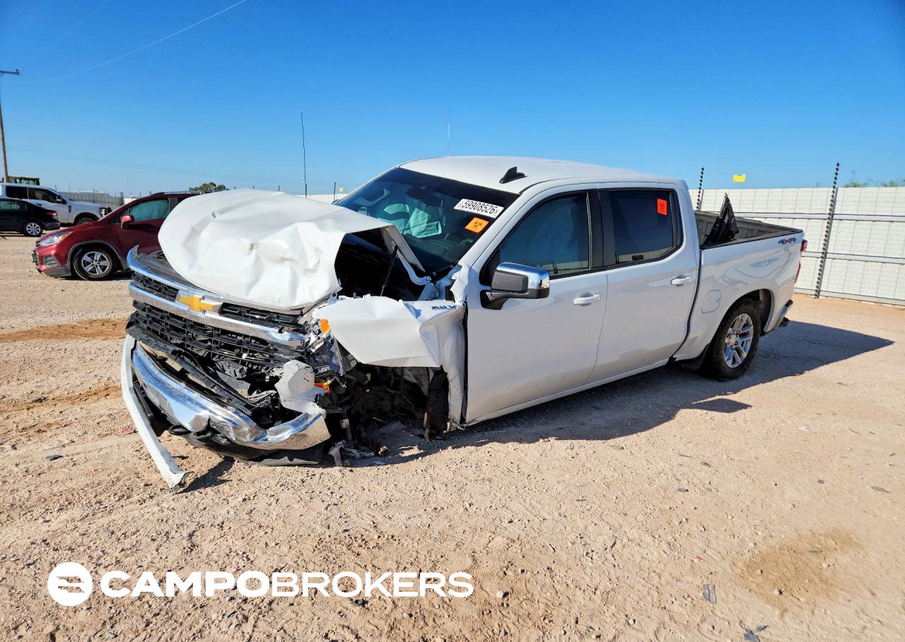 2023 Chevrolet Silverado K1500 Lt, Front End damage, Copart lot 59908526