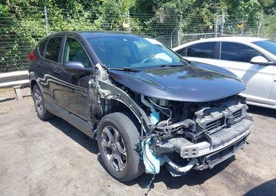2019 Honda Cr-v Ex, Front End damage, Iaai lot 45893634, photo 6 of 18