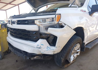2022 Chevrolet Silverado 1500 4wd  Short Bed Rst, Left Side damage, Iaai lot 45672103, photo 6 of 6