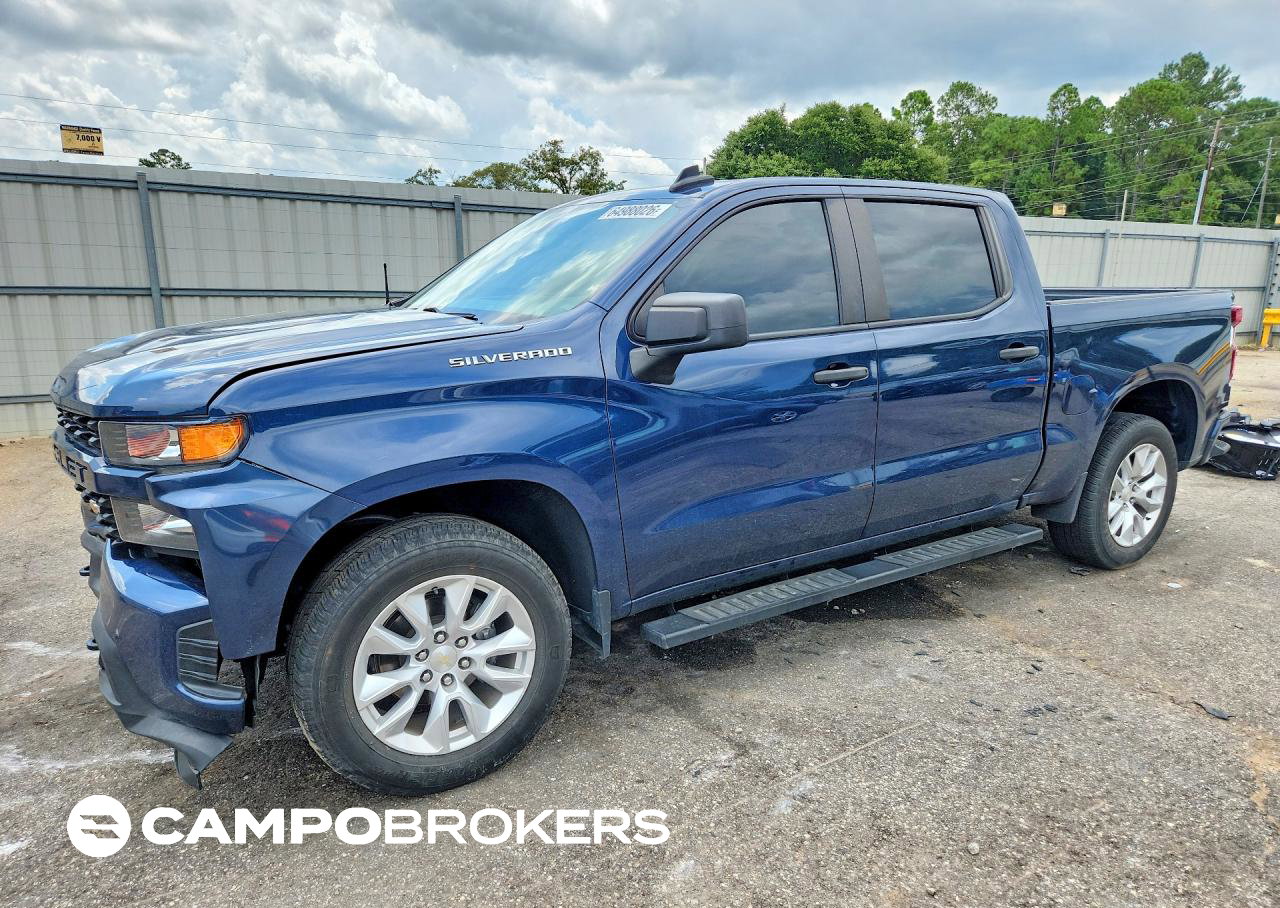 2022 Chevrolet Silverado Ltd C1500 Custom, daño Lateral, Copart lote 64988026