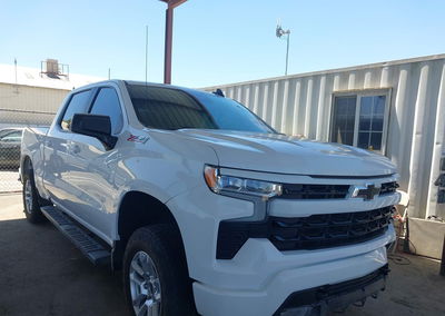 2022 Chevrolet Silverado 1500 4wd  Short Bed Rst, Left Side damage, Iaai lot 45672103