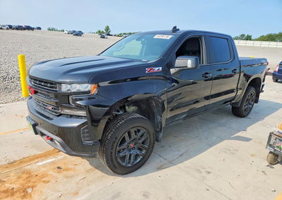 2021 Chevrolet Silverado K1500 Lt Trail Boss, Burn - Engine damage, Copart lot 64266136, photo 1 of 6