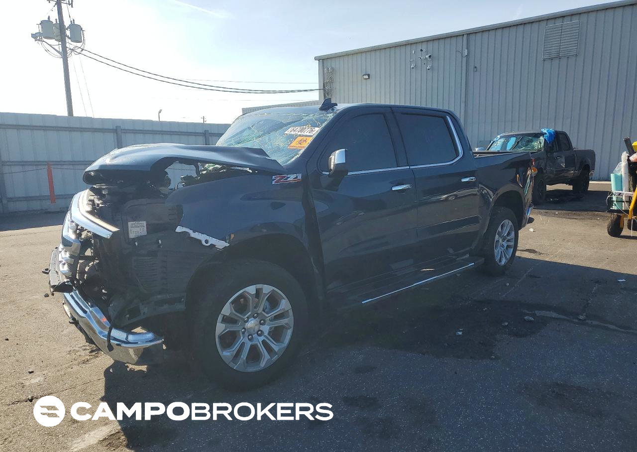2022 Chevrolet Silverado K1500 Ltz, uszkodzenie: Przód, Copart lot 64700776