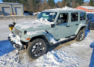 2024 Jeep Wrangler Sahara 4xe, uszkodzenie: Tył, Copart lot 74329625