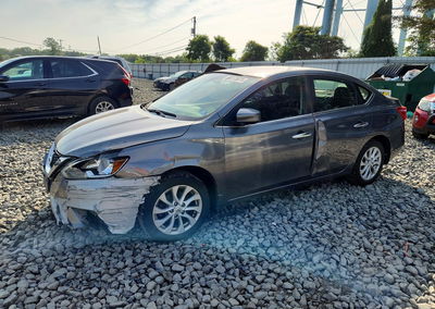 2019 Nissan Sentra Sv, daño Vandalismo, Copart lote 60773076