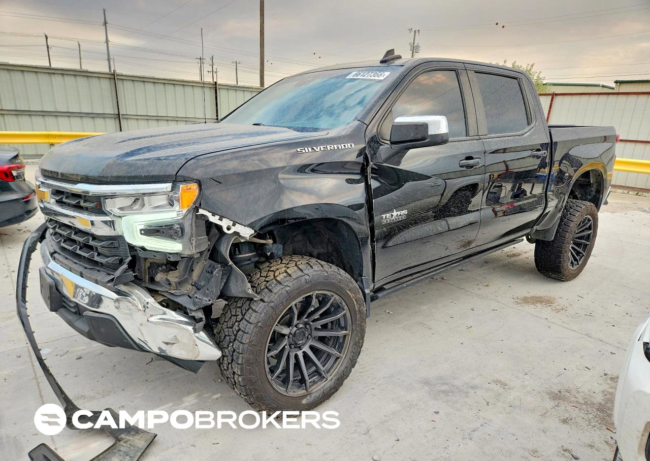 2023 Chevrolet Silverado C1500 Lt, daño Frontal, Copart lote 66127366