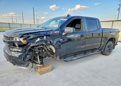 2021 Chevrolet Silverado K1500 Lt Trail Boss, Front End damage, Copart lot 67197886