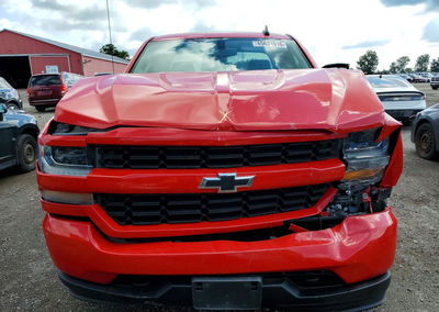 2019 Chevrolet Silverado Ld K1500 Custom, uszkodzenie: Przód, Copart lot 65631916, zdjęcie 5 z 6