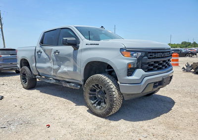 2024 Chevrolet Silverado C1500 Custom, daño Lateral, Copart lote 61408166, foto 4 de 6
