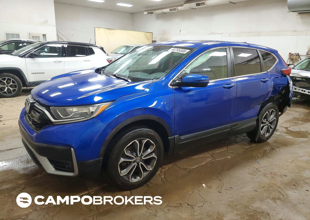2022 Honda Cr-v Exl, daño Trasero, Copart lote 66795006