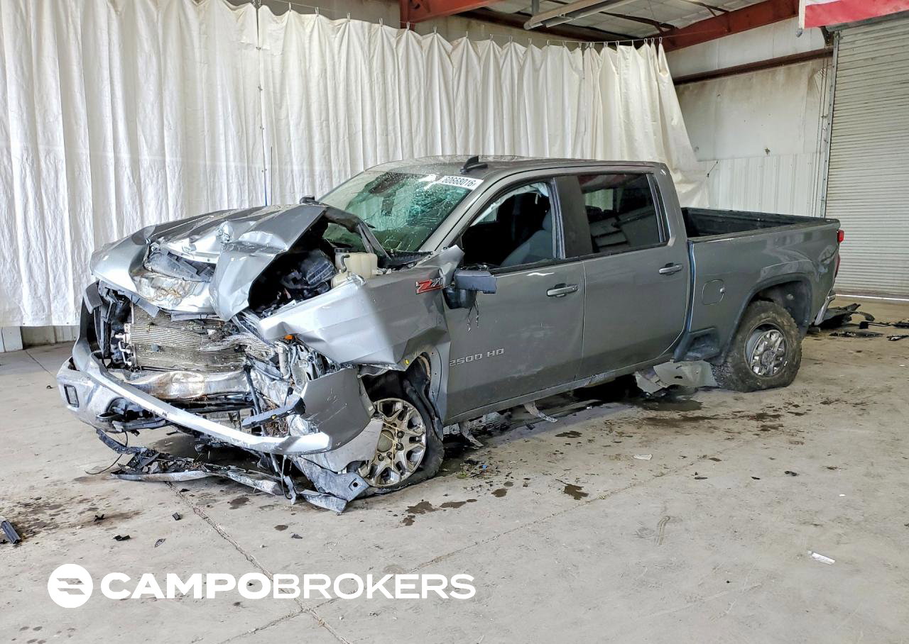 2024 Chevrolet Silverado K2500 Heavy Duty Lt, Front End damage, Copart lot 60668016
