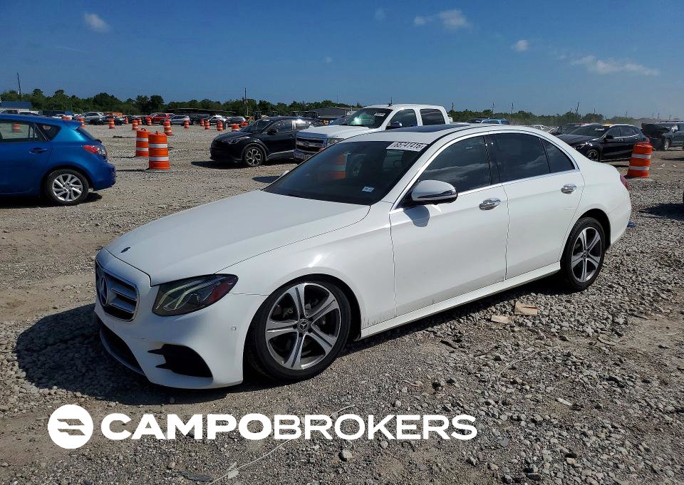 2019 Mercedes-benz E 300, daño Frontal, Copart lote 65741416