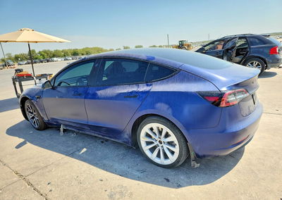2023 Tesla Model 3, daño Trasero, Copart lote 66111286, foto 2 de 6